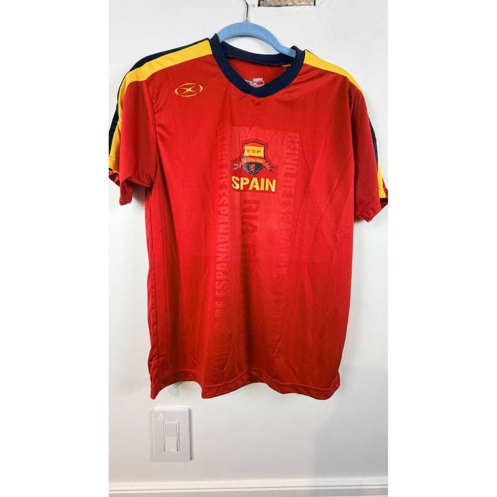Xara Spain Soccer Jersey Red La Furia Roja Unisex Shirt Small New With Tags